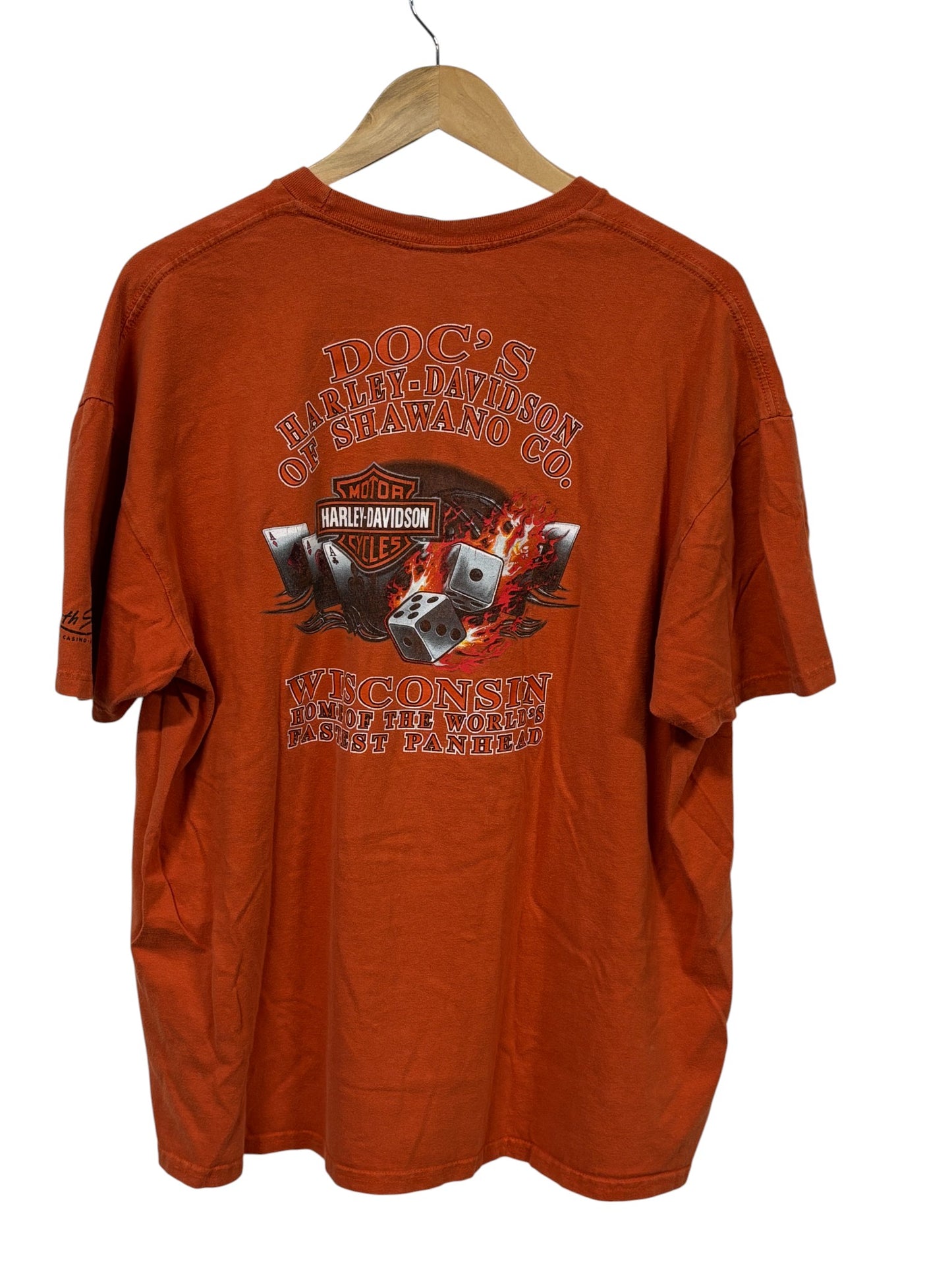 Harley Davidson Wisconsin Biker Graphic Tee Size XXL