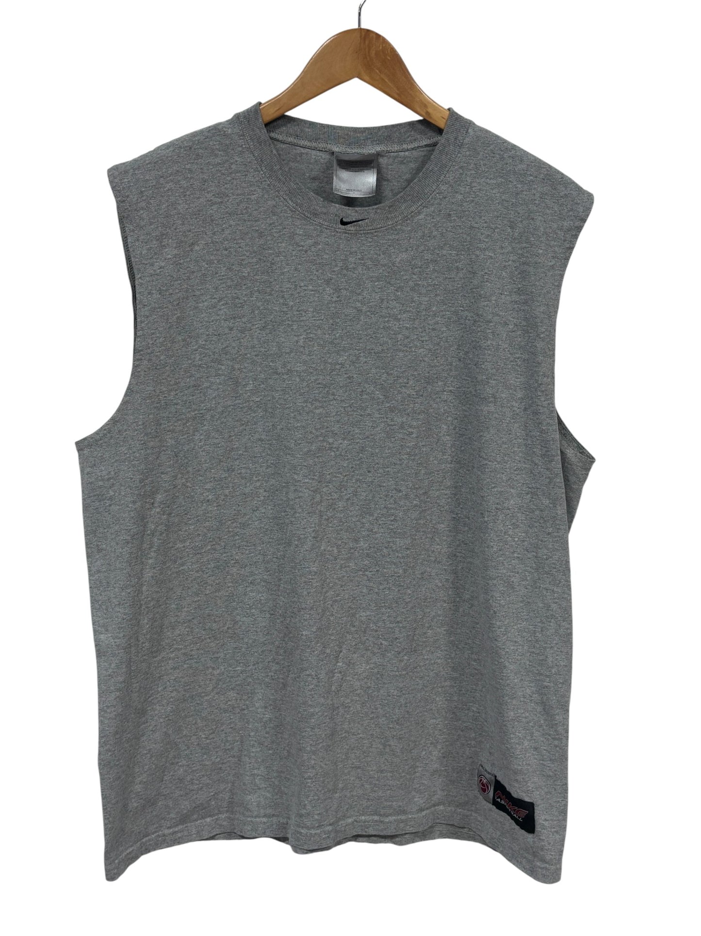 Vintage Nike Y2K Center Swoosh Tank Top Tee Size Large