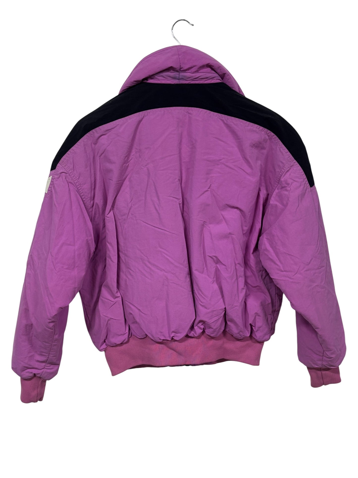 Vintage 90's Women's Pink White Ski Jacket Size Medium