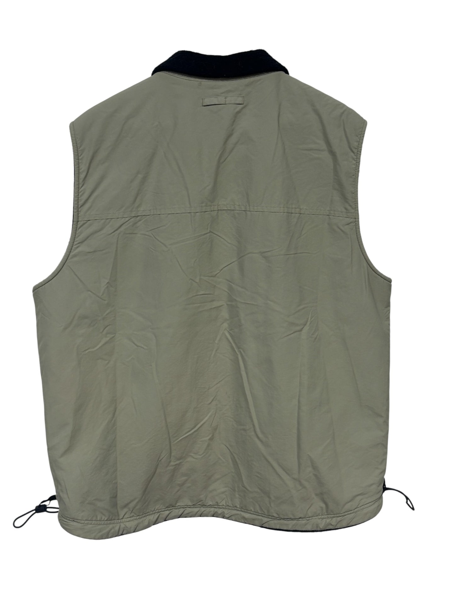 Vintage 90's Abercrombie and Fitch Reversible Cargo Vest Size Large