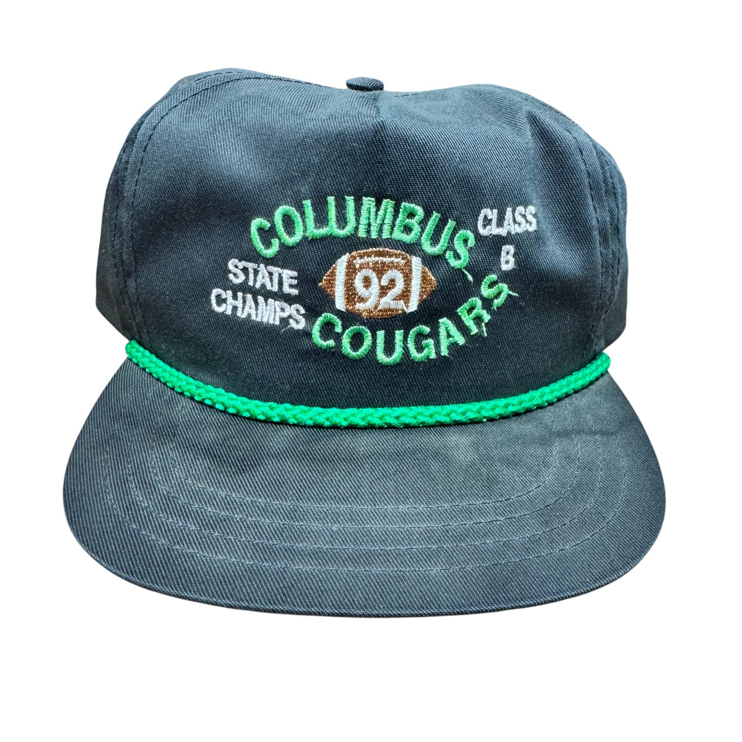 Vintage 1992 Columbus Montana State Football Champions Hat