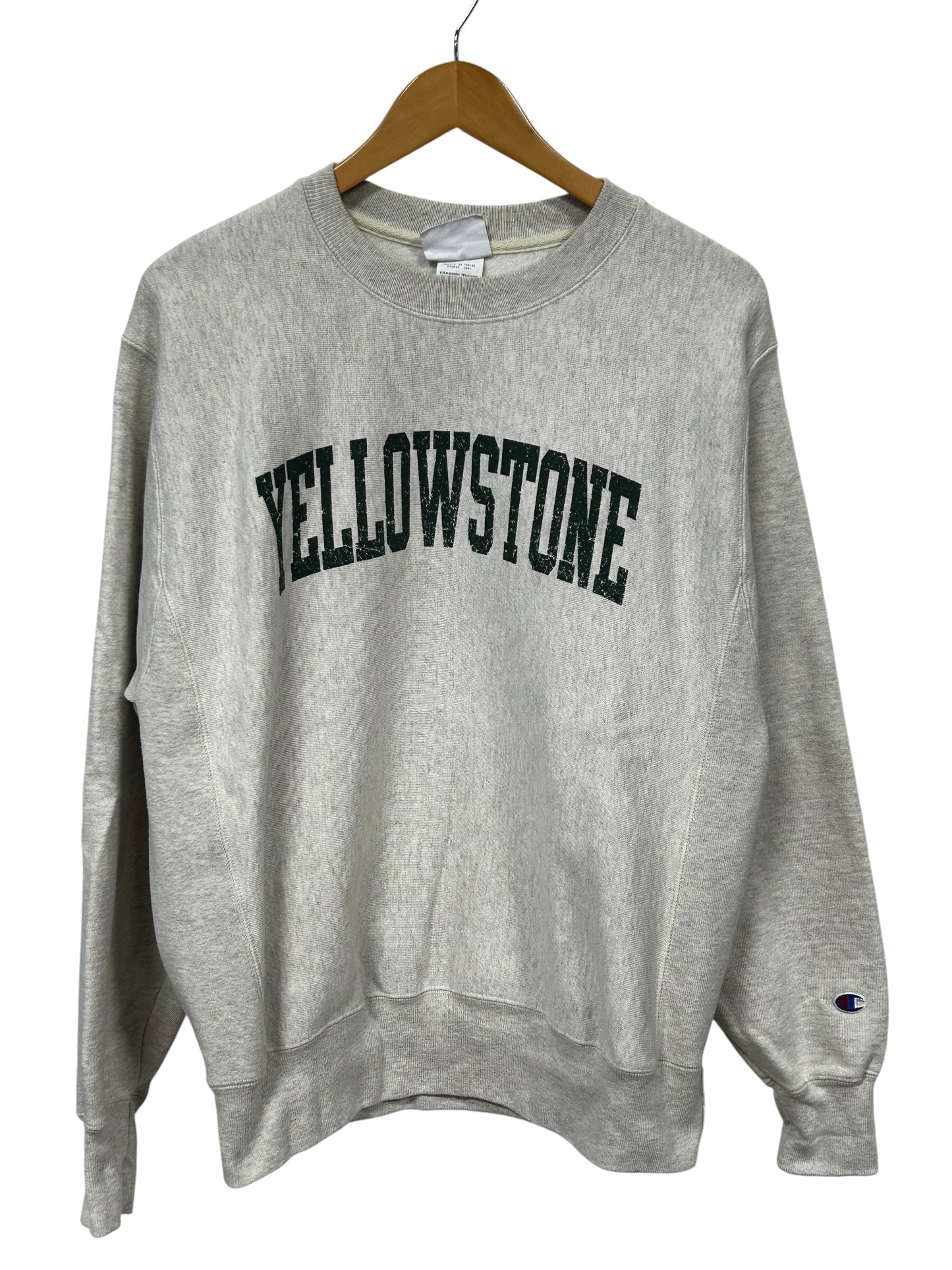 Champion Reverse Weave Yellowstone Sweater Size Medium