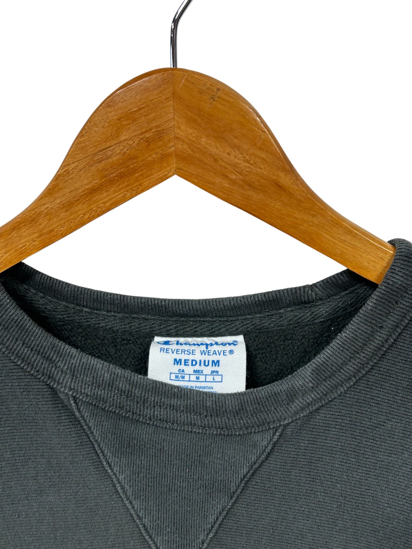 Champion Wyoming Cowboys Reverse Weave Grey Sweater Size Medium