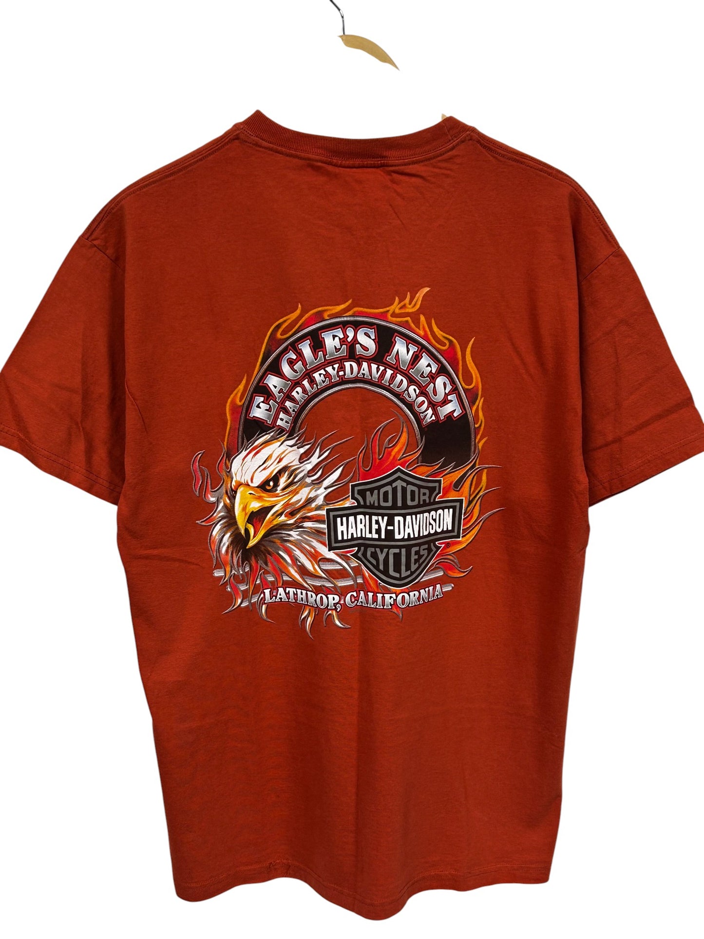 Harley Davidson Eagles Nest Biker Graphic Tee Size Large