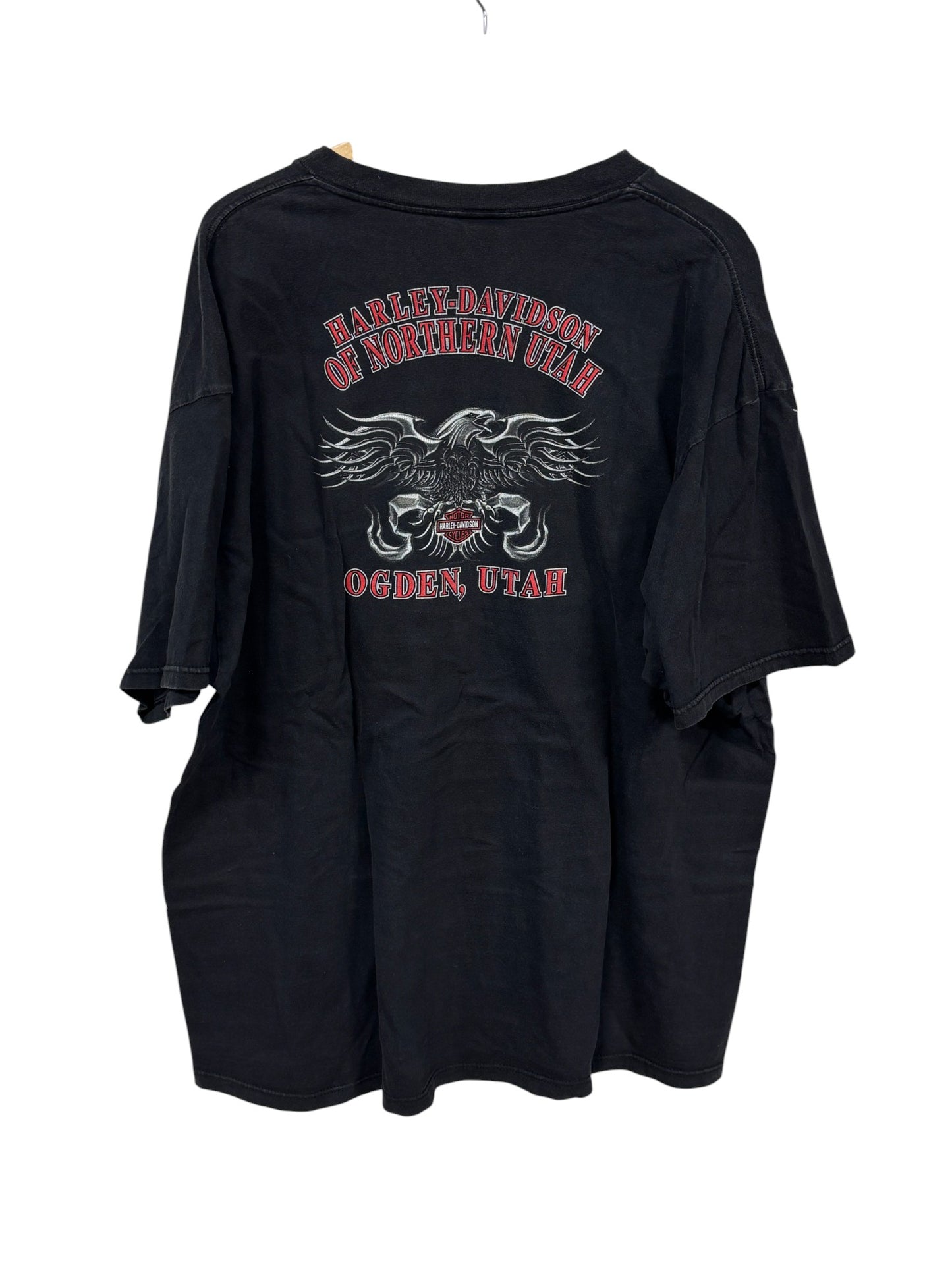 Harley Davidson Ogden Utah Biker Graphic Tee Size 3XL