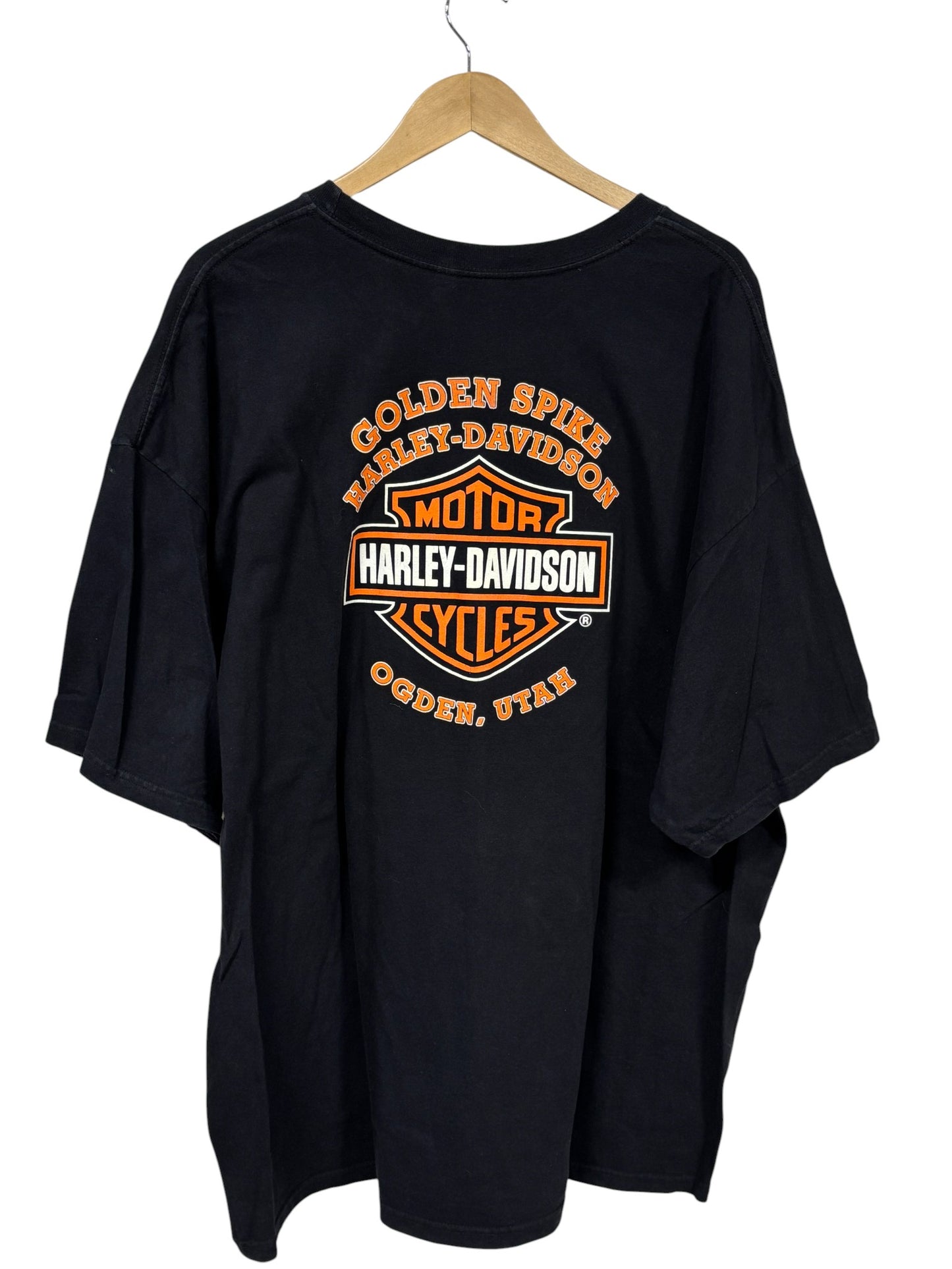 Harley Davidson Ogden Utah Classic Logo Biker Graphic Tee Size 3XL