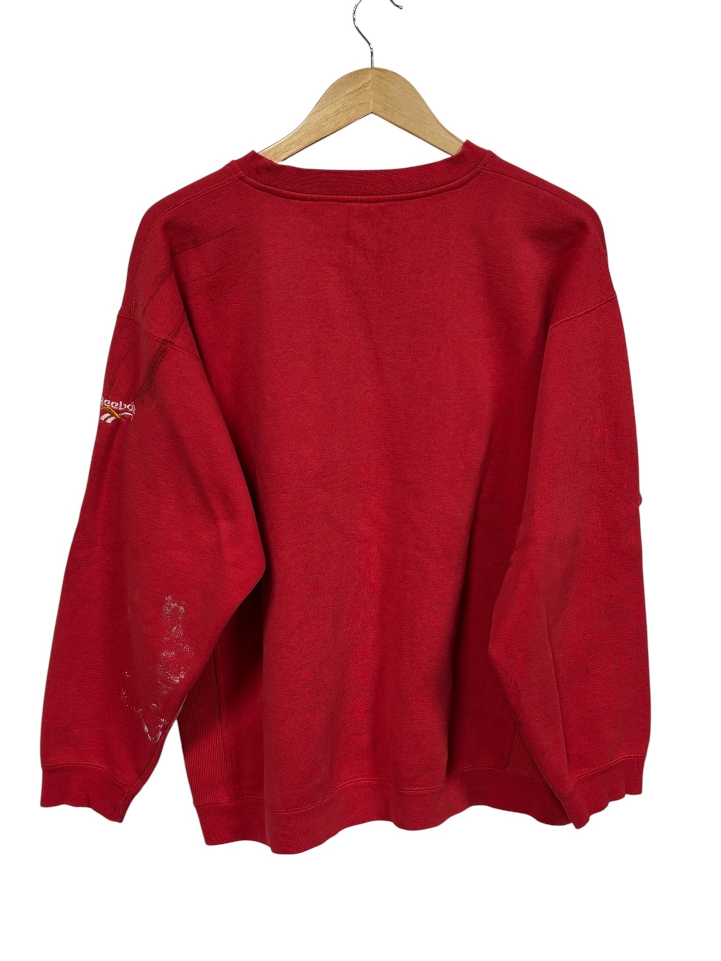 Vintage Y2K Reebok Kansas City Chiefs NFL Logo Sweater Size Large