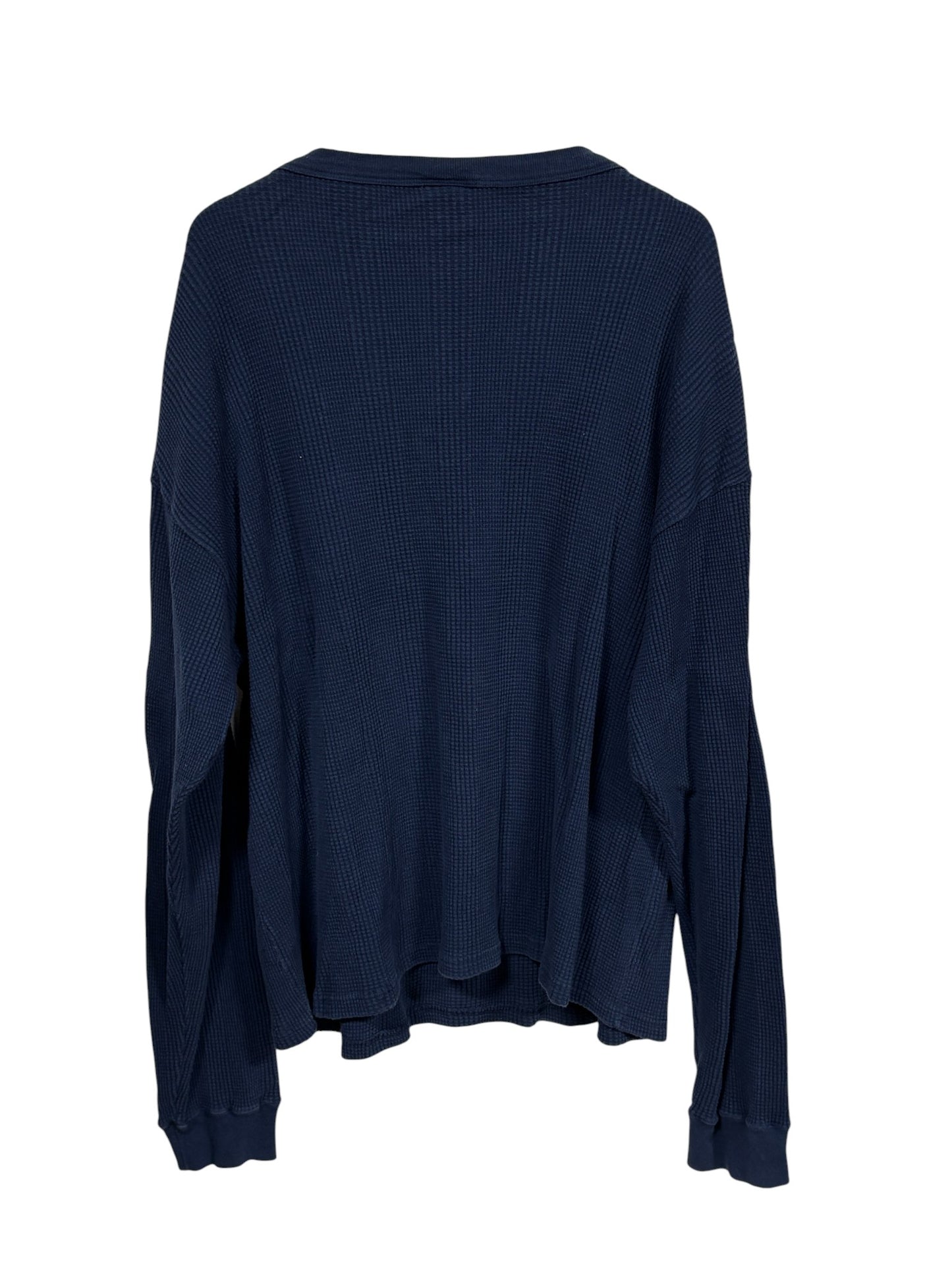 Vintage Carhartt Blue Thermal Long Sleeve Shirt Size XXL