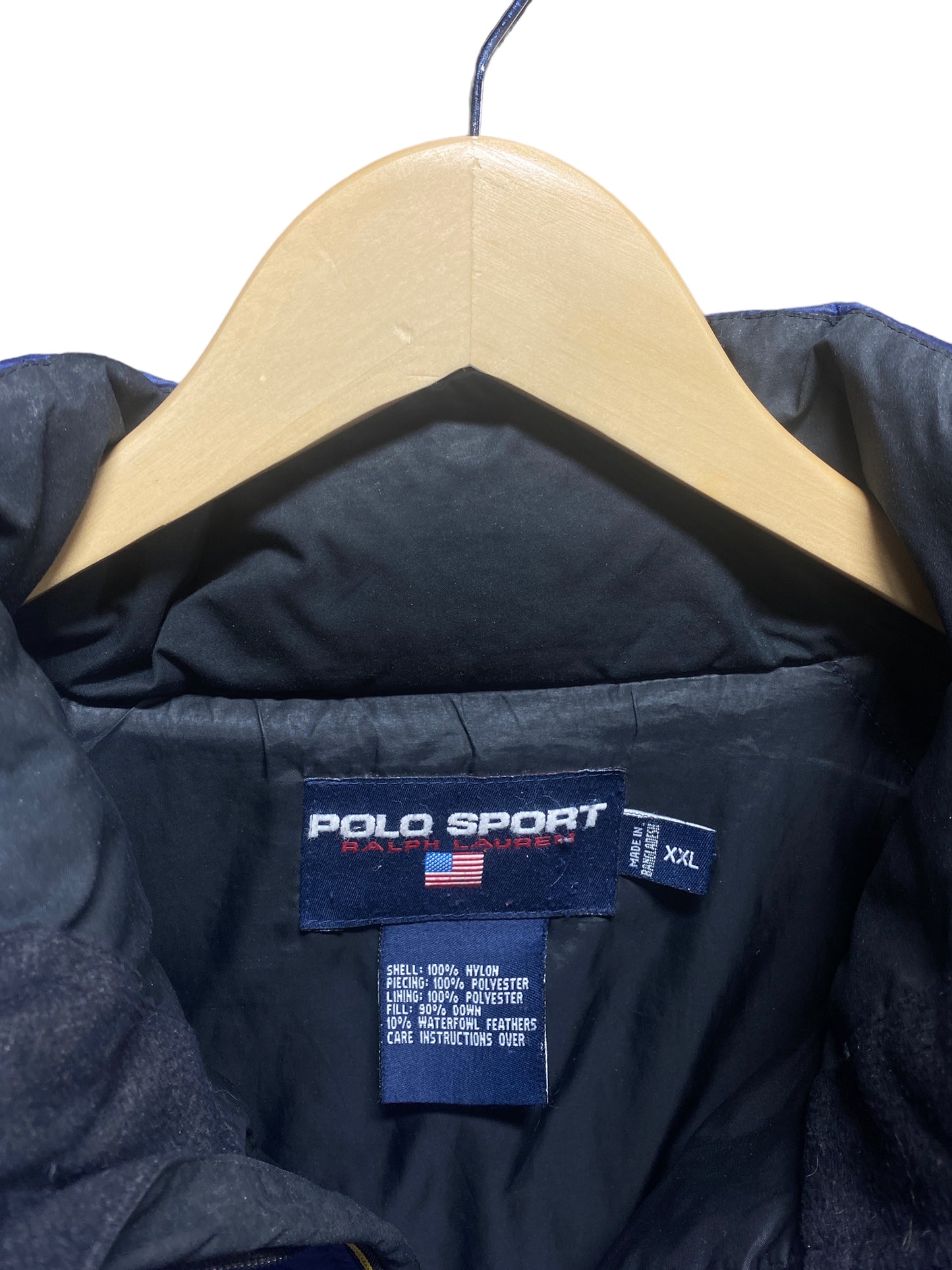 Vintage 90's Polo Sport Puffer Down Filled Style Jacket Size XXL