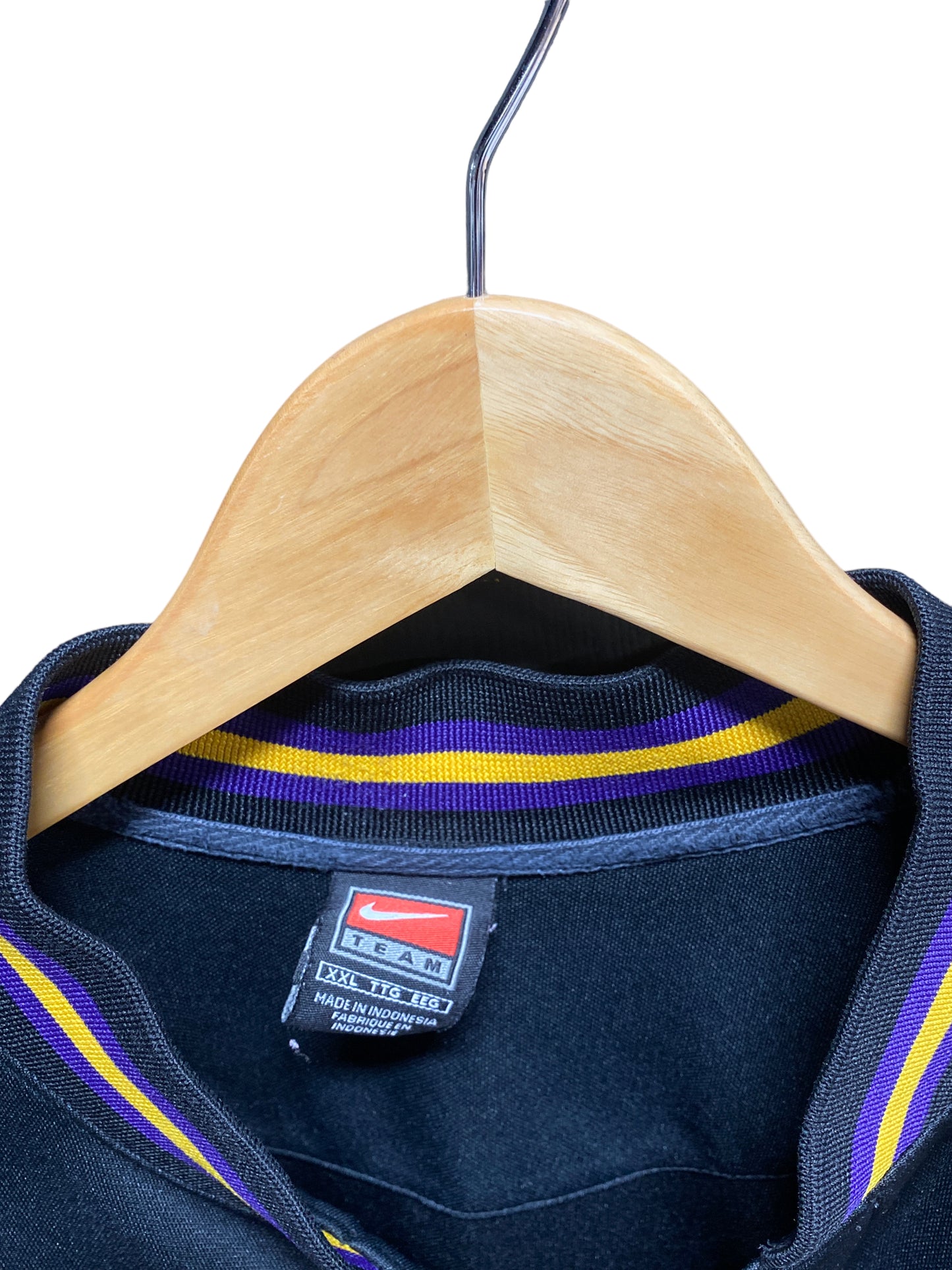 Vintage Nike Los Angeles Lakers Script Shooting Warm Up Shirt Size XXL