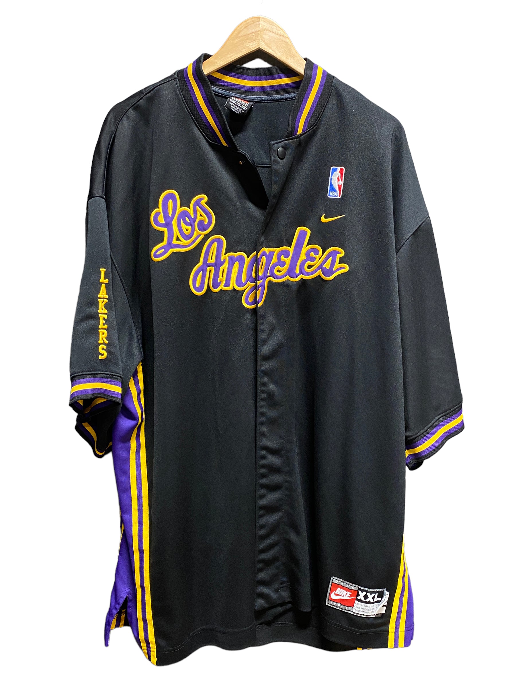 Vintage Nike Los Angeles Lakers Script Shooting Warm Up Shirt Size