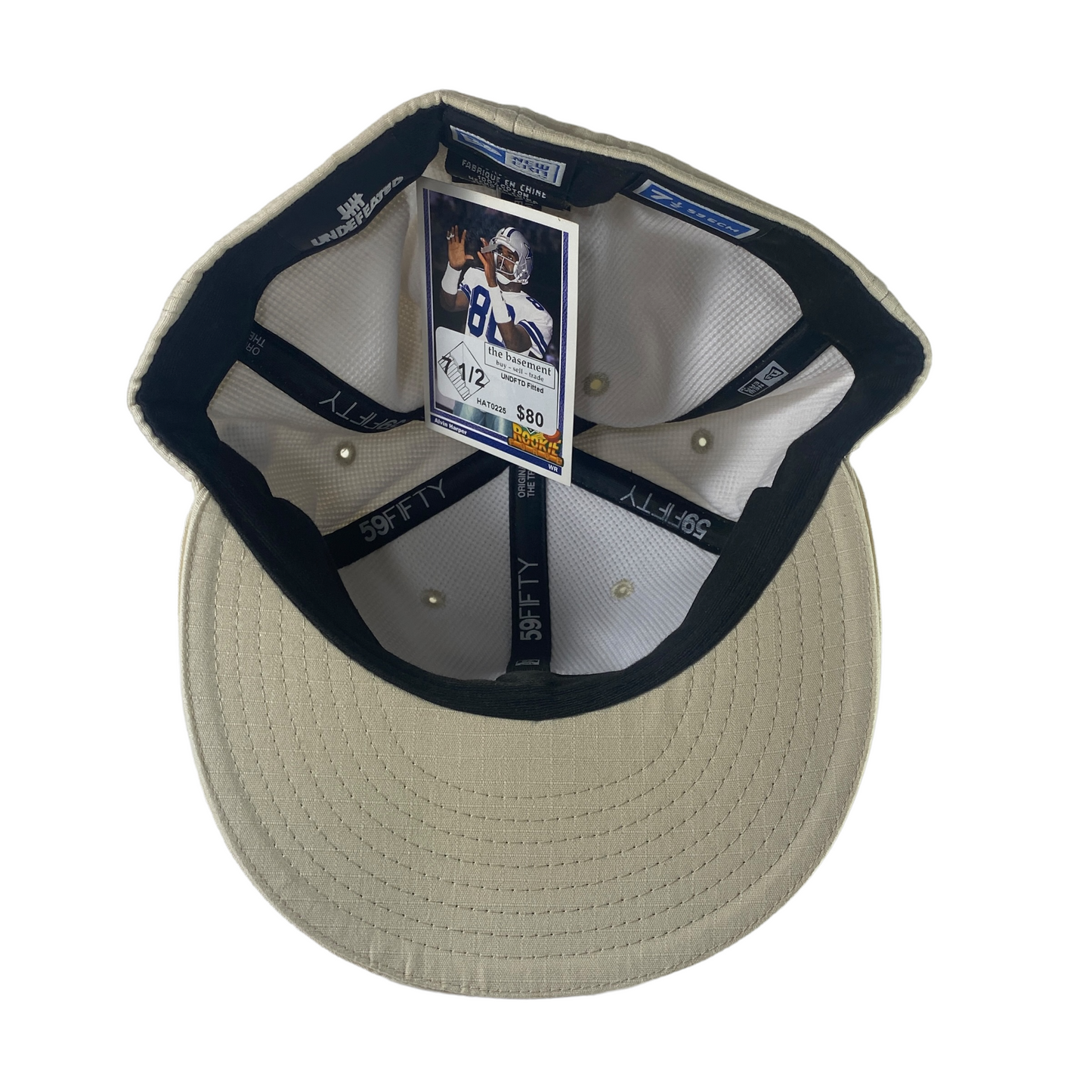 New Era x UNDFTD Tan Fitted Size 7 1/2