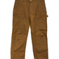 Vintage Carhartt Made in USA Brown Double Knee Carpenter Pants Size 34x31