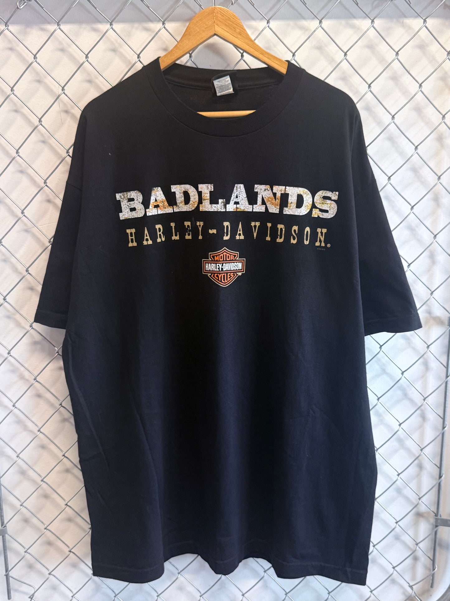 Harley Davidson Badlands South Dakota Biker Graphic Tee Size XXL