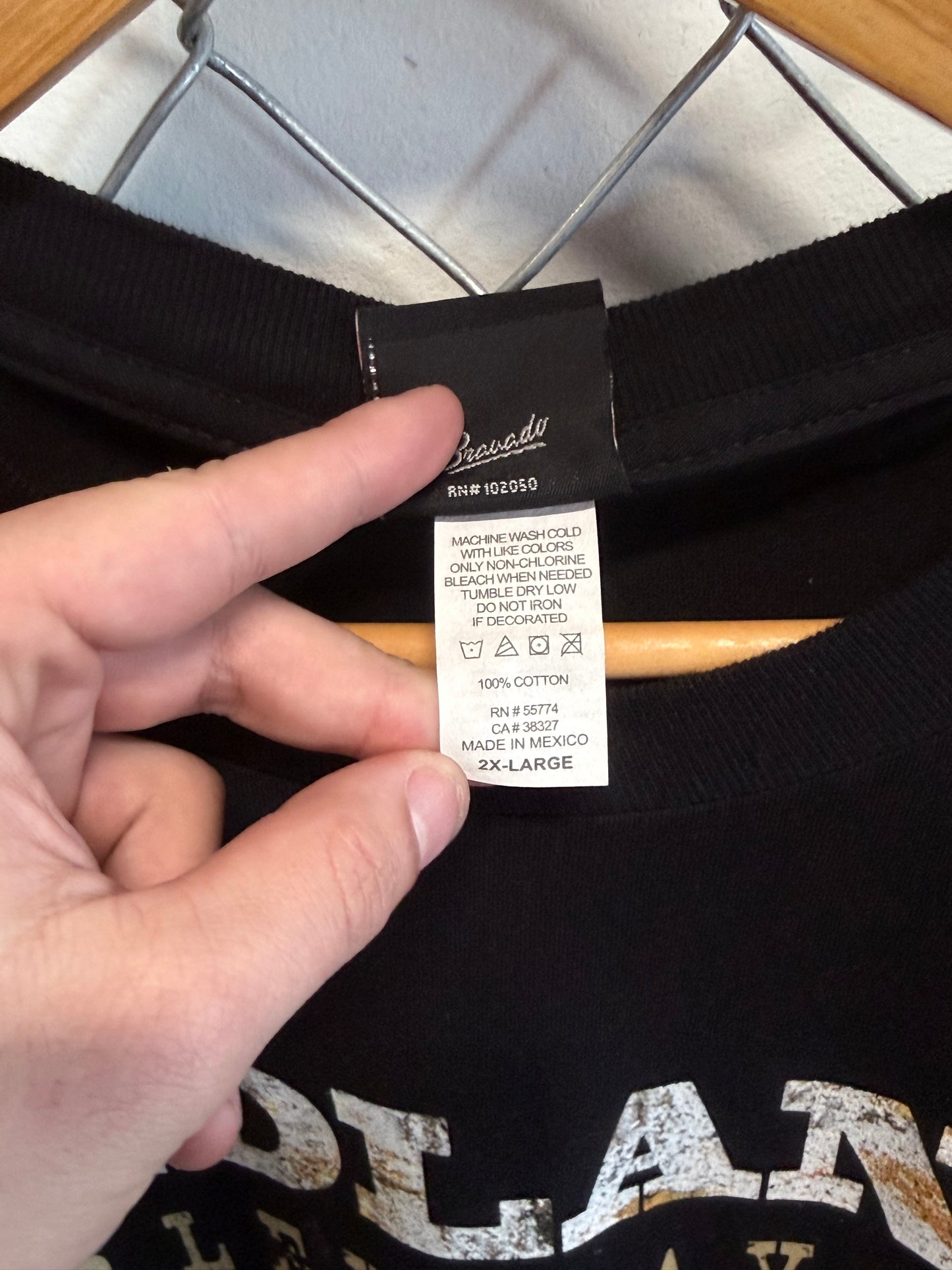 Harley Davidson Badlands South Dakota Biker Graphic Tee Size XXL