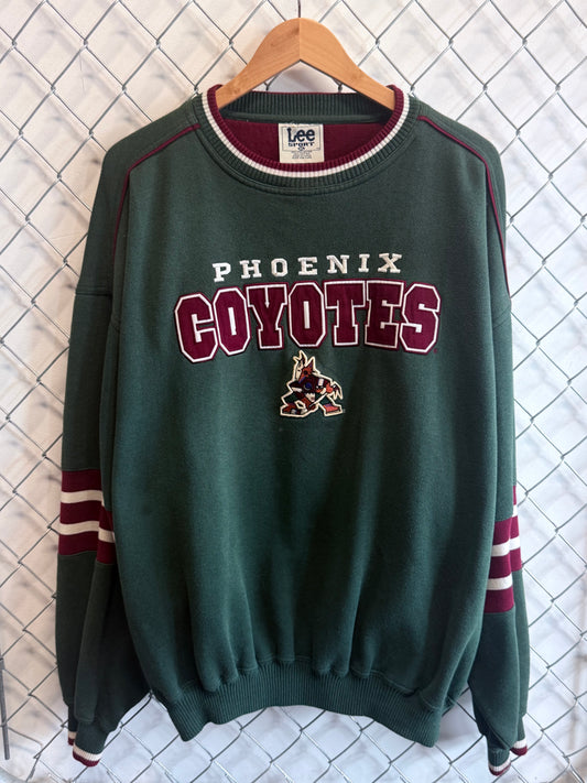 Vintage 90's Phoenix Coyotes NHL Logo Hockey Sweater Size XXL