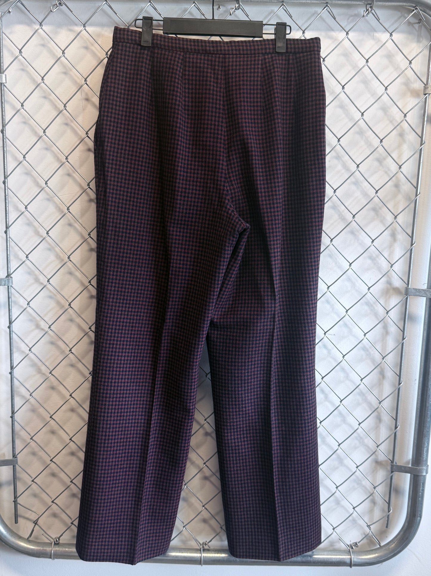 Vintage Pendleton Made in USA Checkered Trouser Pants Size 30x28