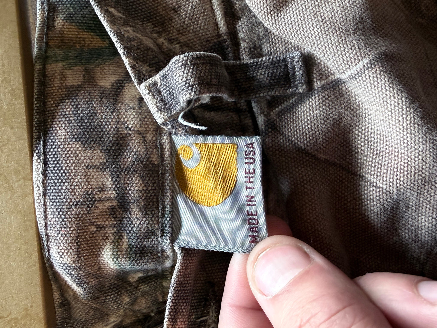 Carhartt Real Tree Camo Made in USA Carpenter Pants Size 30x32
