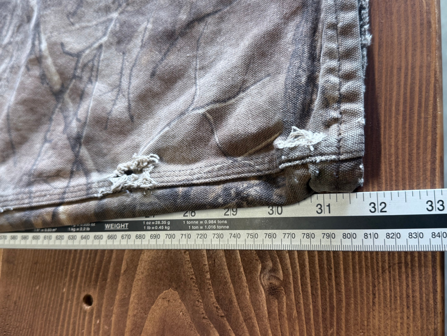 Carhartt Real Tree Camo Made in USA Carpenter Pants Size 30x32