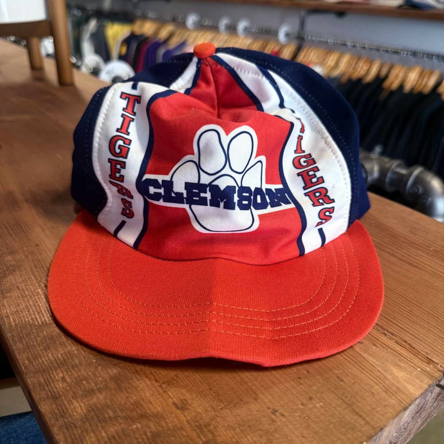 Vintage 80's Clemson Tigers Snapback Hat
