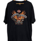 Vintage 00's Harley Davidson Las Vegas Nevada Biker Graphic Tee Size XXL