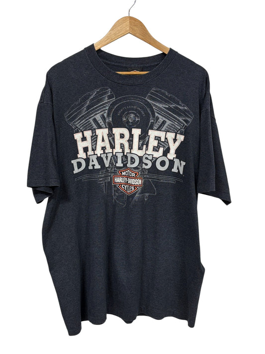 Vintage 90's Harley Davidson Great Falls Montana Biker Graphic Tee Size XL