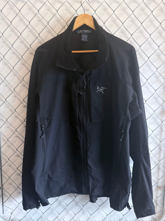 Arc'Teryx Gamma Black Zip Up Shell Jacket Size XXL
