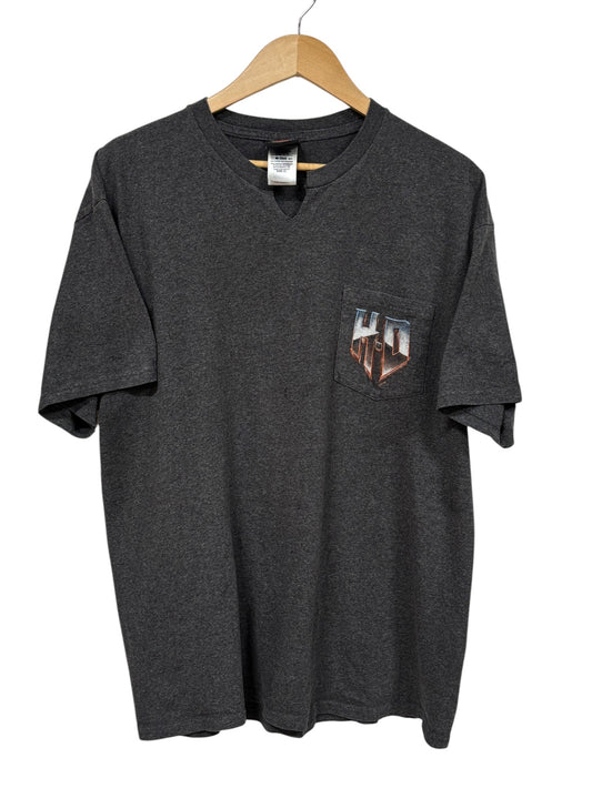 Harley Davidson Grizzly Missoula Montana Biker Graphic Tee Size XL