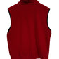 Vintage 90's Girls Kick Butt GKB Red Fleece Zip Up Vest Size Medium