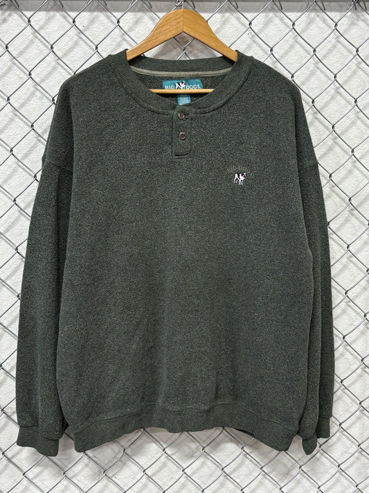 Vintage Big Dogs Classic Logo Green Sweater Size Large