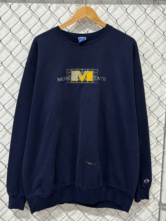 Vintage 90's Champion Montana State University Bobcats Sweater Size 3XL