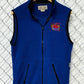 Vintage Y2K Billings Bulls Blue Fleece Vest Size Small