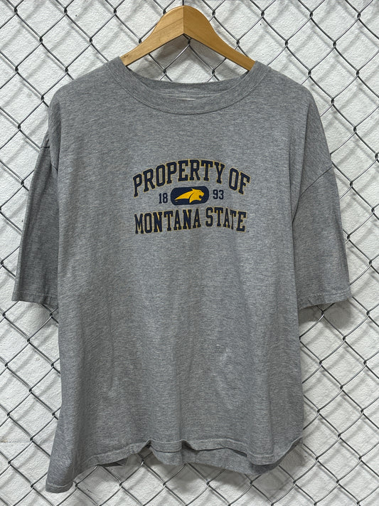 Vintage Montana State University Bobcats Graphic Tee Size XXL
