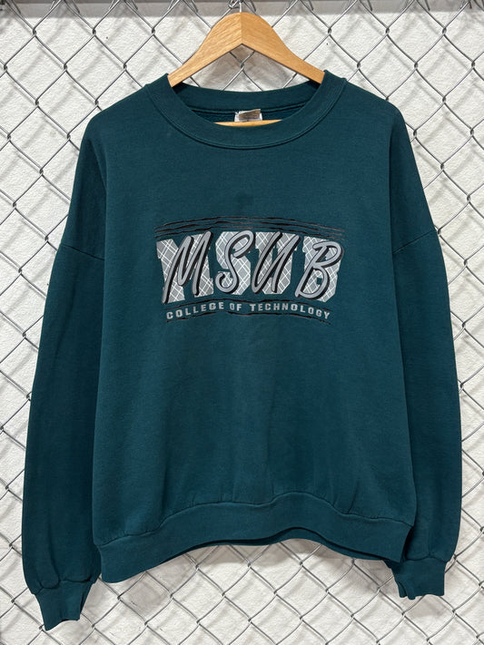 Vintage 90's Montana State University Billings Collegiate Sweater Size XXL