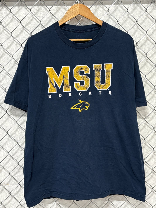 Montana State University Bobcats Logo Graphic Tee Size XL