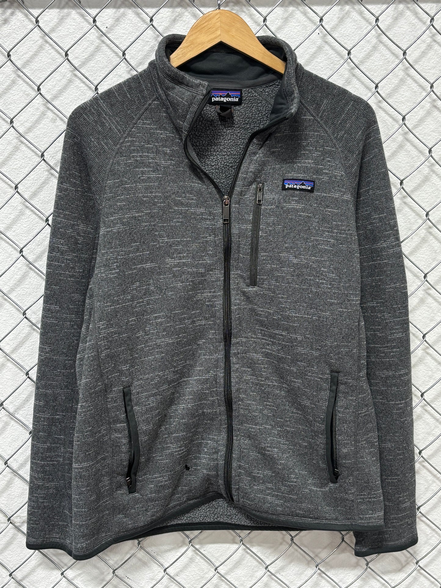 Patagonia Grey Better Sweater Full Zip Size Medium