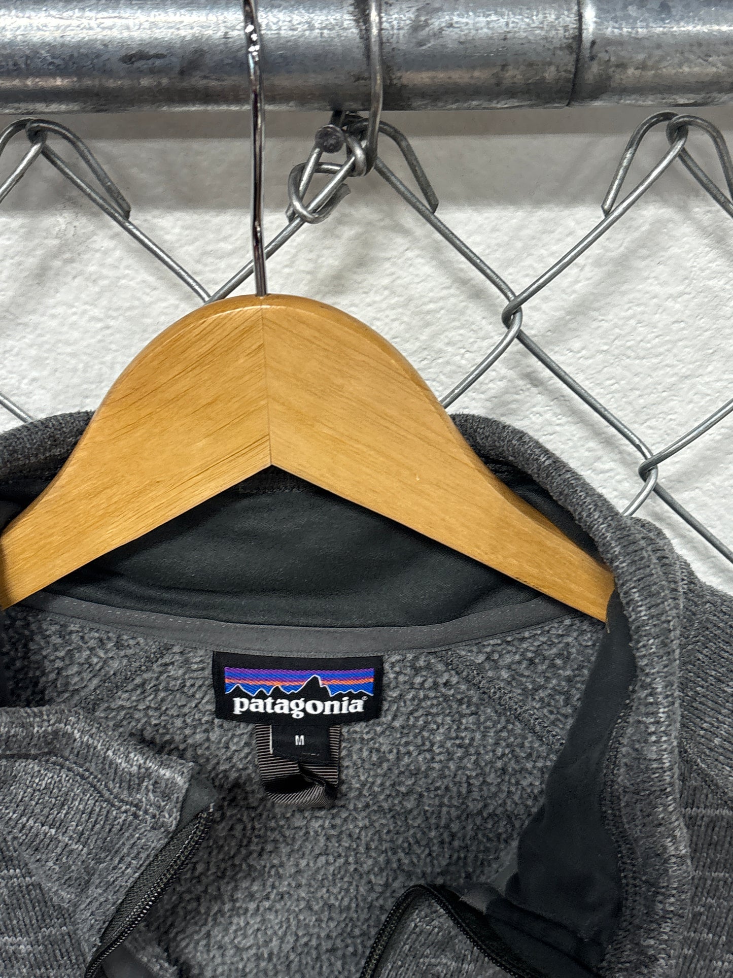 Patagonia Grey Better Sweater Full Zip Size Medium