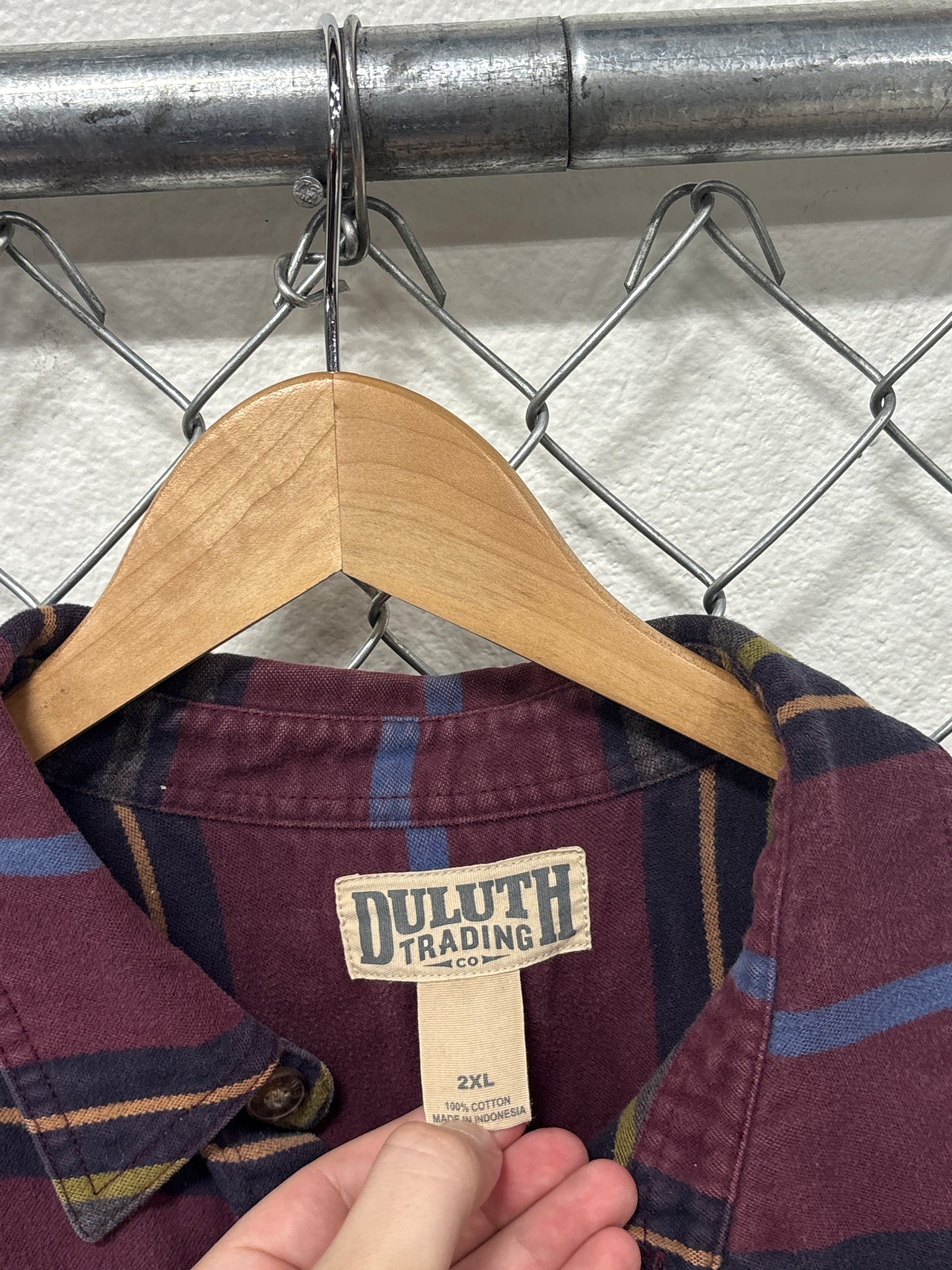 Duluth Trading Company Multicolor Flannel Shirt Size XXL