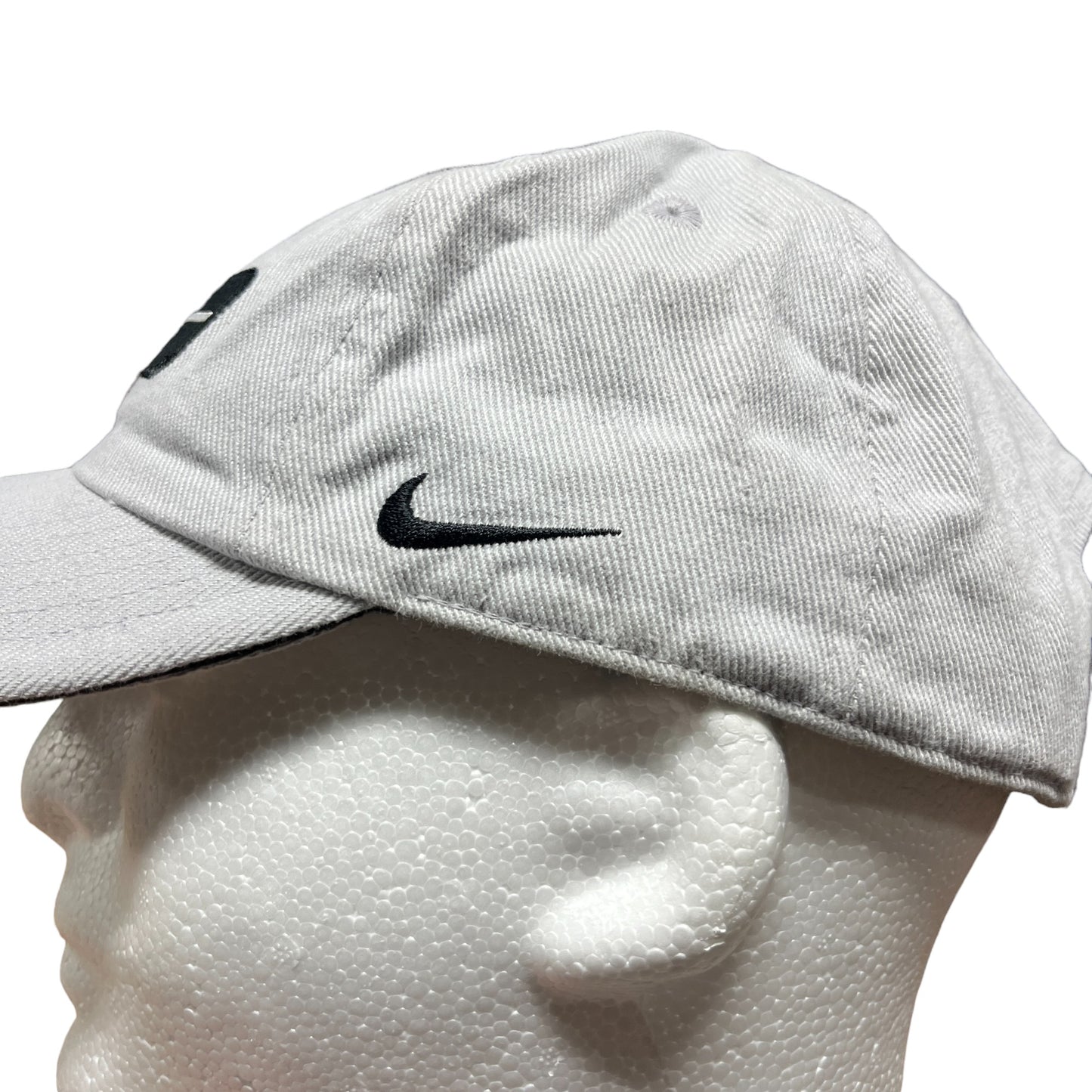 Vintage 90's Nike Pro Line Oakland Raiders Velcro Back Hat