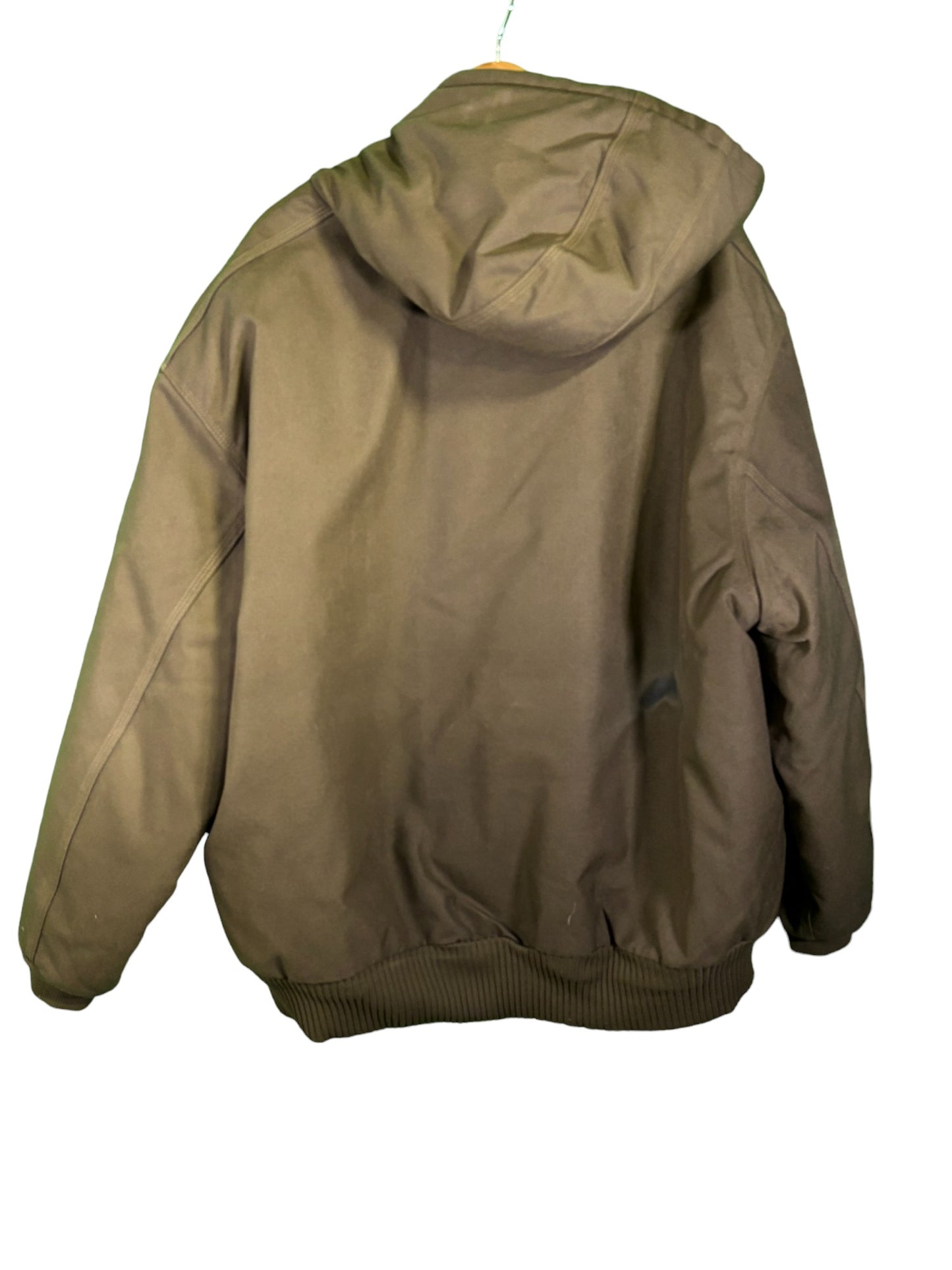 Vintage Carhartt J33 BRK Full Zip Hooded Work Jacket Size 3XL