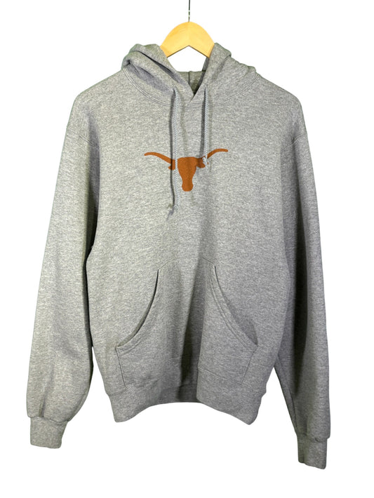 Vintage 90's Soffe Texas Longhorns Grey Pullover Hoodie Size Small