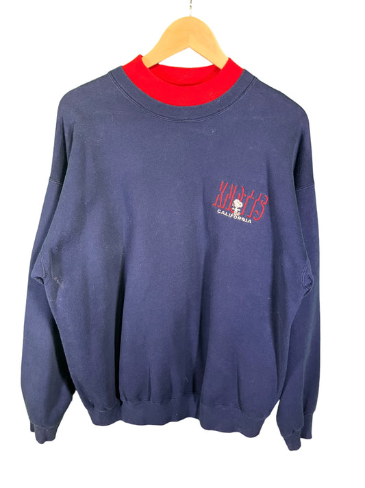 Vintage 90's Knotts Berry Farm California Snoopy Crewneck Sweater Size Large