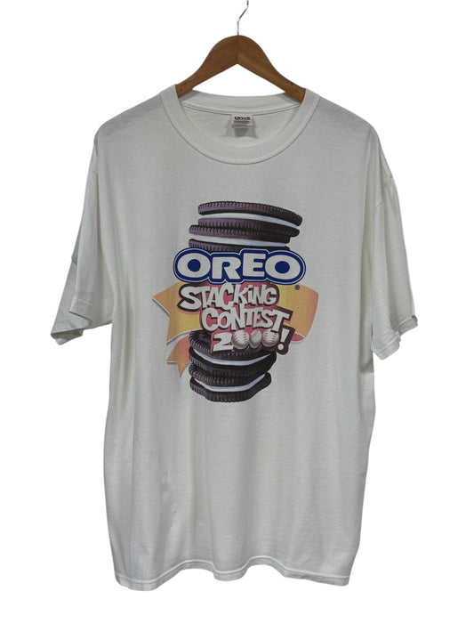 Vintage 2000 Oreo Stacking Contest Graphic Tee Size XL