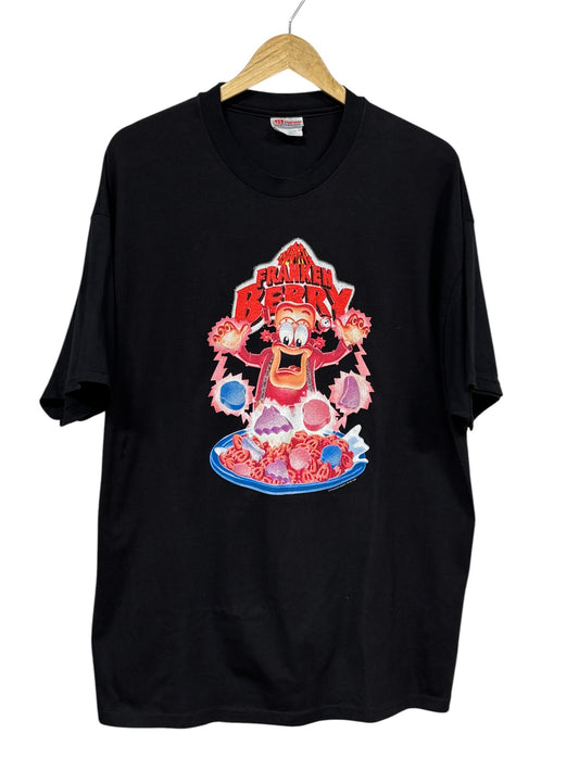 Vintage 90's Franken Berry Cereal Graphic Tee Size XL