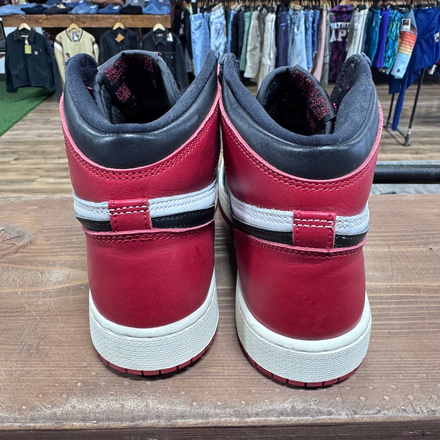 Jordan 1 'Black Toe Reimagined' Size 7Y