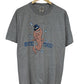 Vintage 90's Bite This Worm Fishing Graphic Tee Size XL
