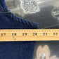 Vintage 90's Women's Rockies Jeanswear Embroidered Denim Vest Size Large