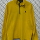 Polo Ralph Lauren Yellow Quarter Zip Fleece Sweater Size XL