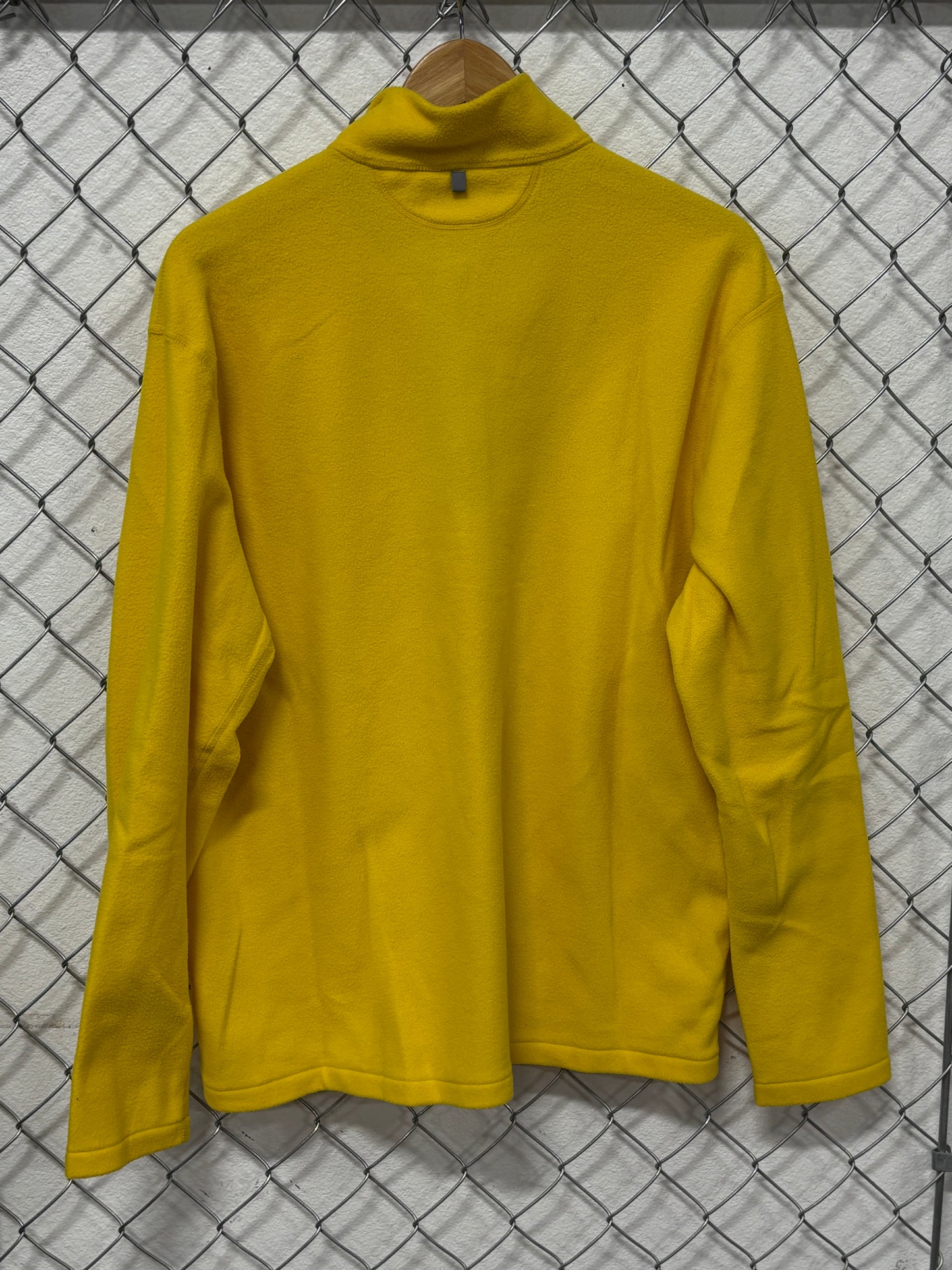 Polo Ralph Lauren Yellow Quarter Zip Fleece Sweater Size XL