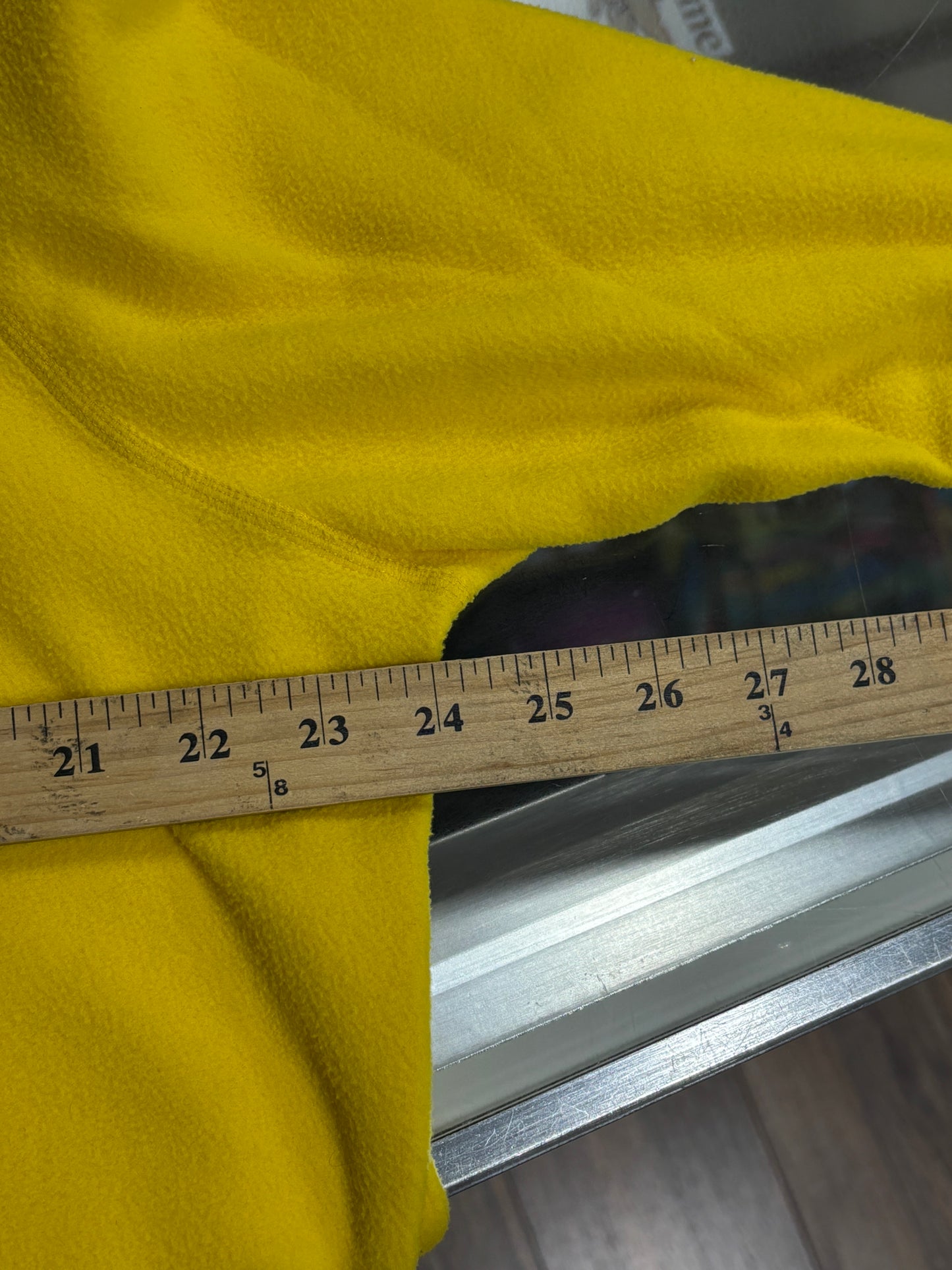Polo Ralph Lauren Yellow Quarter Zip Fleece Sweater Size XL